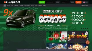 europebet - Online bets, best mobile Casino and Poker