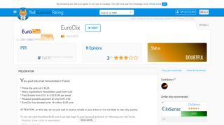 Review of EuroClix : Scam or legit ? - NetBusinessRating