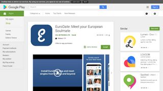 EuroDate: Meet your European Soulmate - Apps on Google Play