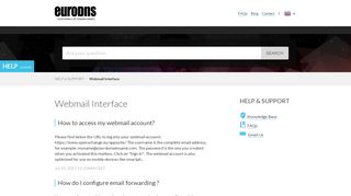 EuroDNS | Webmail Interface