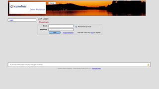 Eurofins Eaton Analytical Client Access Portal