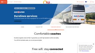 Eurolines bus - Onboard services - OUI.sncf