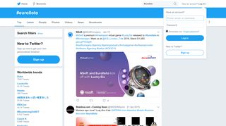 #eurolloto hashtag on Twitter