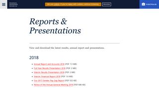Reports & Presentations | Investor Relations | Euromoney Institutional ...