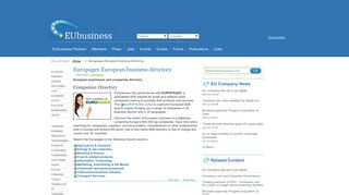 Europages European business directory — EUbusiness.com | EU ...