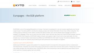 Europages | partner platform of Kyto