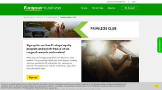 Loyalty program - Club - Europcar