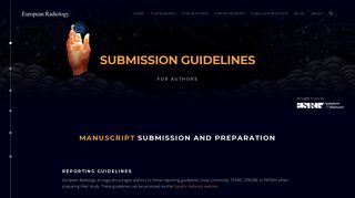 Submission Guidelines - European Radiology