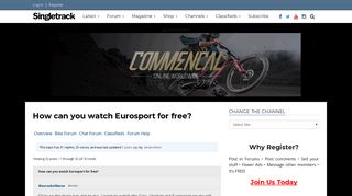 How can you watch Eurosport for free? - Singletrack Magazine