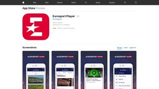 Eurosport Player on the App Store - iTunes - Apple