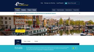 Eurostar.com: Book Europe Train Tickets and Holidays | Eurostar
