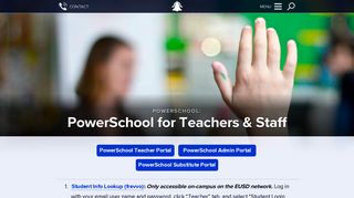 PowerSchool for Teachers & Staff | EUSD