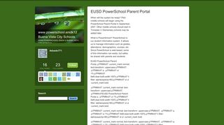 EUSD PowerSchool Parent Portal - www.powerschool.enidk12 Buena ...