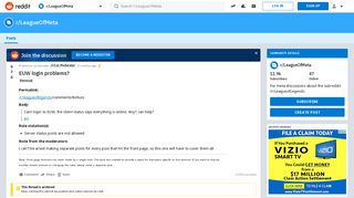 EUW login problems? : LeagueOfMeta - Reddit