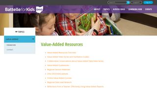 Value-Added Resources - Battelle for Kids