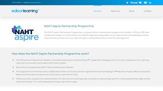 NAHT Aspire Partnership Programme - EdisonLearning