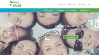 Cosmote eValue :Customer Experience Outsourcing Contact Center