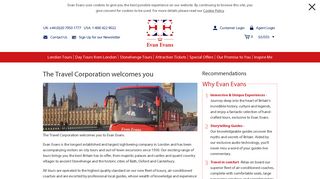 The Travel Corporation welcomes you | Evan Evans Tours