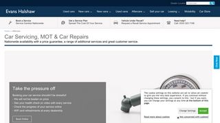 Car Servicing, MOT & Car Repairs - Evans Halshaw