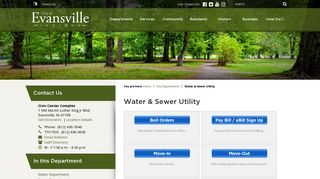 Water & Sewer Utility / City of Evansville