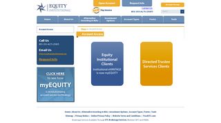 Account Access at Equity Institutional
