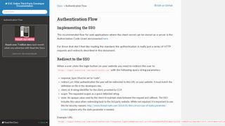 Authentication Flow - EVE Online Third-Party Developer Documentation