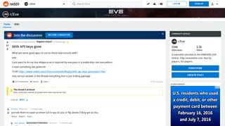 With API keys gone : Eve - Reddit