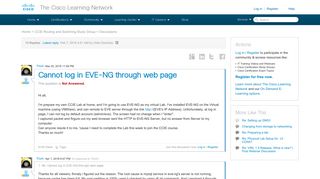 Cannot log in EVE-NG through web page - 125617 - The Cisco ...