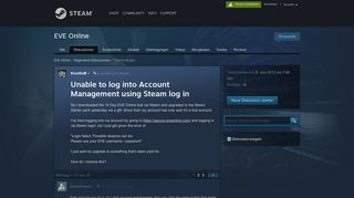 EVE Online Allgemeine Diskussionen - Steam Community