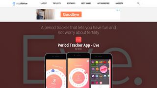 Period Tracker App - Eve by Glow - AppAdvice