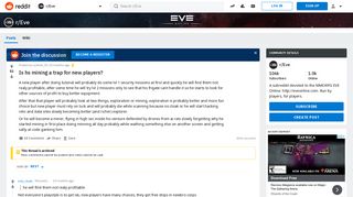 Is hs mining a trap for new players? : Eve - Reddit