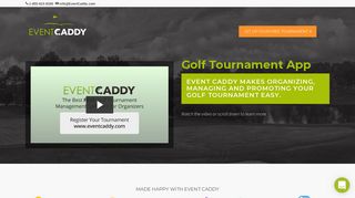 Golf Tournament App | Event Caddy