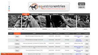 Equestrian Entries NZ
