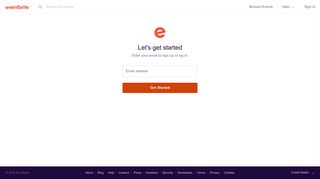 Eventbrite - Log In or Sign Up