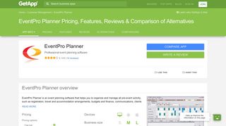 EventPro Planner Pricing, Features, Reviews & Comparison of ...