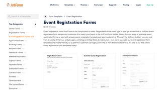 Event Registration Forms - Form Templates | JotForm