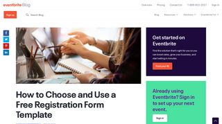 How to Choose and Use a Free Registration Form Template ...