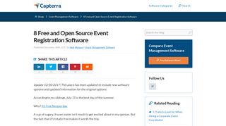 8 Free and Open Source Event Registration Software - Capterra Blog