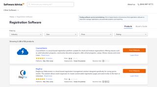 Best Registration Software - 2019 Reviews, Pricing & Demos