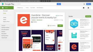 Eventbrite - Discover popular events & nearby fun - Apps on Google Play