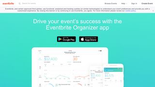 Eventbrite Organizer App–Track Sales, Check-In & More | Eventbrite