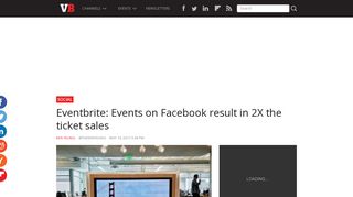 Eventbrite: Events on Facebook result in 2X the ticket sales ...