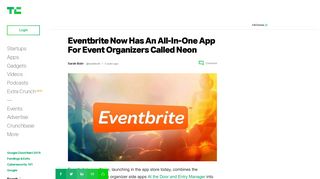 Eventbrite Now Has An All-In-One App For Event Organizers Called ...
