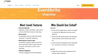 Eventbrite Powered Scheduling