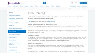 Event Ticketing - Eventfinda