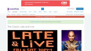 The Classic Late and Live - Auckland - Eventfinda