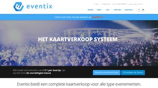 Eventix - Kaartverkoopsysteem voor alle soorten evenementen