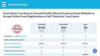 Pricing for the best events registration and ticketing ... - Event Smart