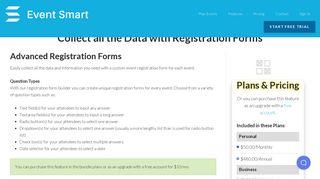 Online event registration forms templates and events ... - Event Smart