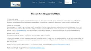 Phone Setup Guide - Weatec